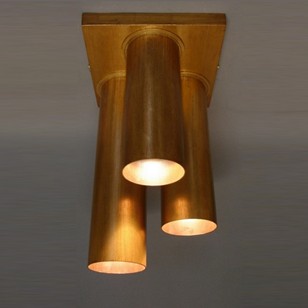 Bespoke Vintage Style Tubular Ceiling Light